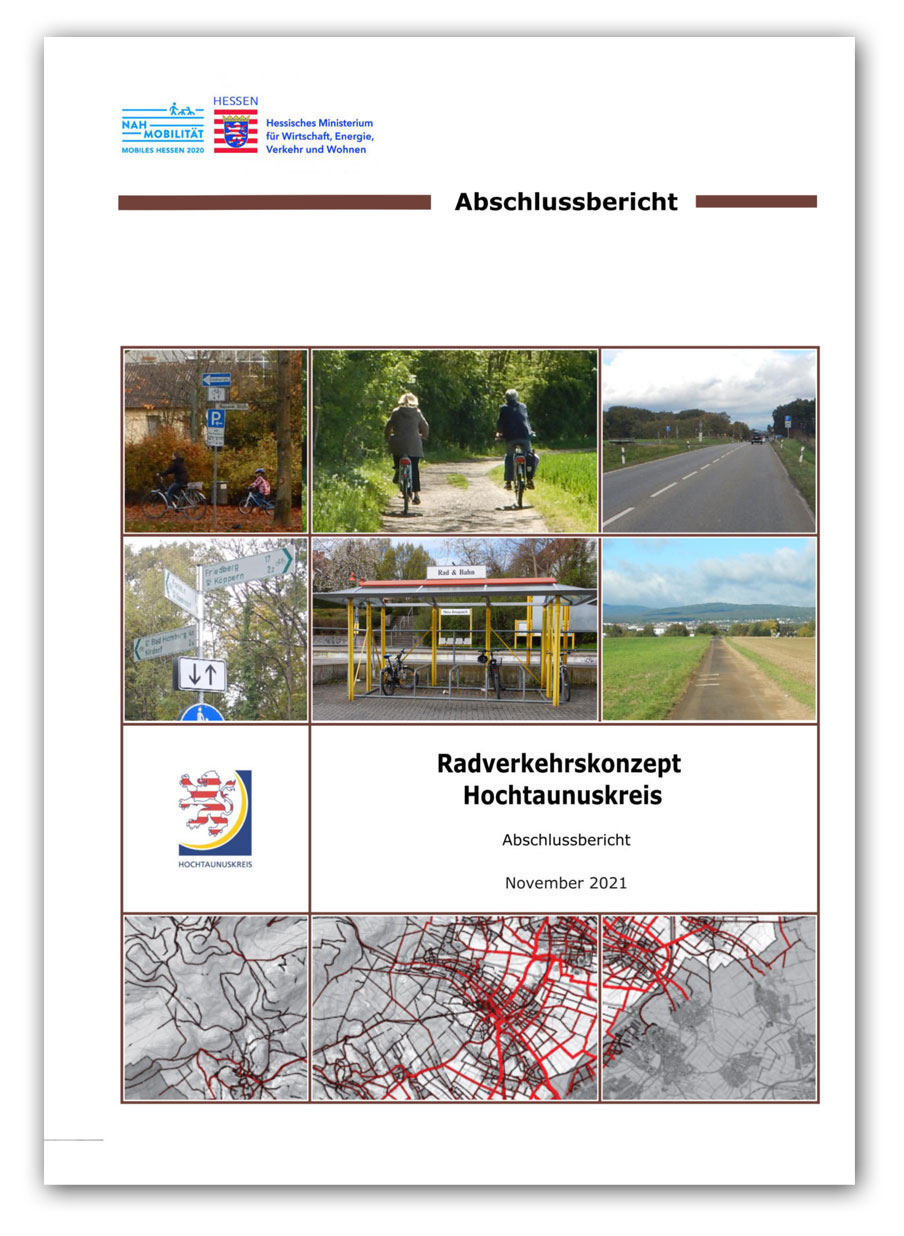 Download Radverkehrskonzept Hochtaunuskreis Abschlussbericht November 2021
